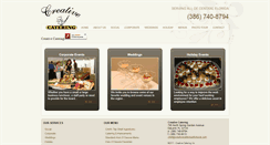 Desktop Screenshot of creativecateringofvolusia.com